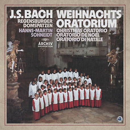 J.S. Bach: Weihnachts-oratorium, Regensburger Domspatzen, Hanns-Martin Schneidt, 3LP HQ180G, BOX, CLEARAUDIO 