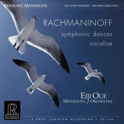 Rachmaninoff: Symphonic Dances, Vocalise, Eiji Oue  Minnesota Orchestra, LP HQ180G, Reference Recordings  U.S.A.  2011