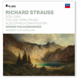 Strauss: Wiener Philharmoniker, Karajan - Don Juan, Tod und Verklarung, Also Sprach Zaratustra, 2LP, Pro-Ject 2019 r.
