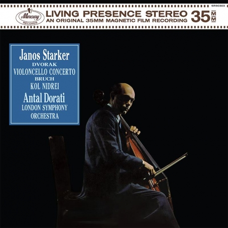 DVORAK, BRUCH, Janos Starker, Concerto for Cello and Orchestra in B Minor , 2LP HQ180G Analogue Productions U.S.A. 2019