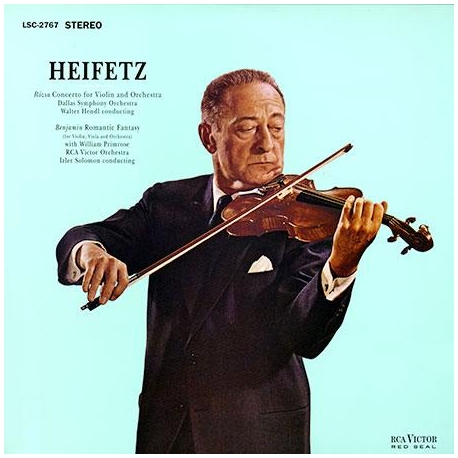 Heifetz/ Rózsa/ Benjamin/ : Concerto For Violin And Orchestra, LP HQ 200G , Analogue Productions U.S.A. 2015