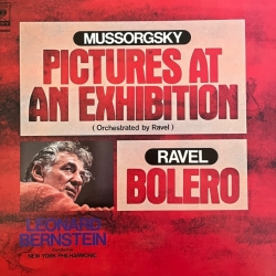 Mussorgsky: Pictures At An Exhibition/ Ravel: Bolero,  Bernstein, LP JAPAN