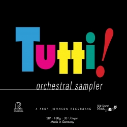 Tutti! Orchestral Sampler, 2LP 180g, Reference Recordings  U.S.A.  2016