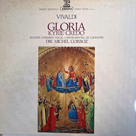 Vivaldi: Gloria - Kyrie - Credo, LP JAPAN