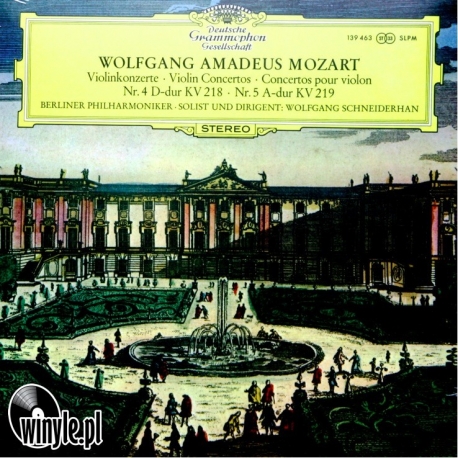Mozart: Violin Concertos No. 4&5 Wolfgang Schneiderhan, HQ 180g CLEARAUDIO